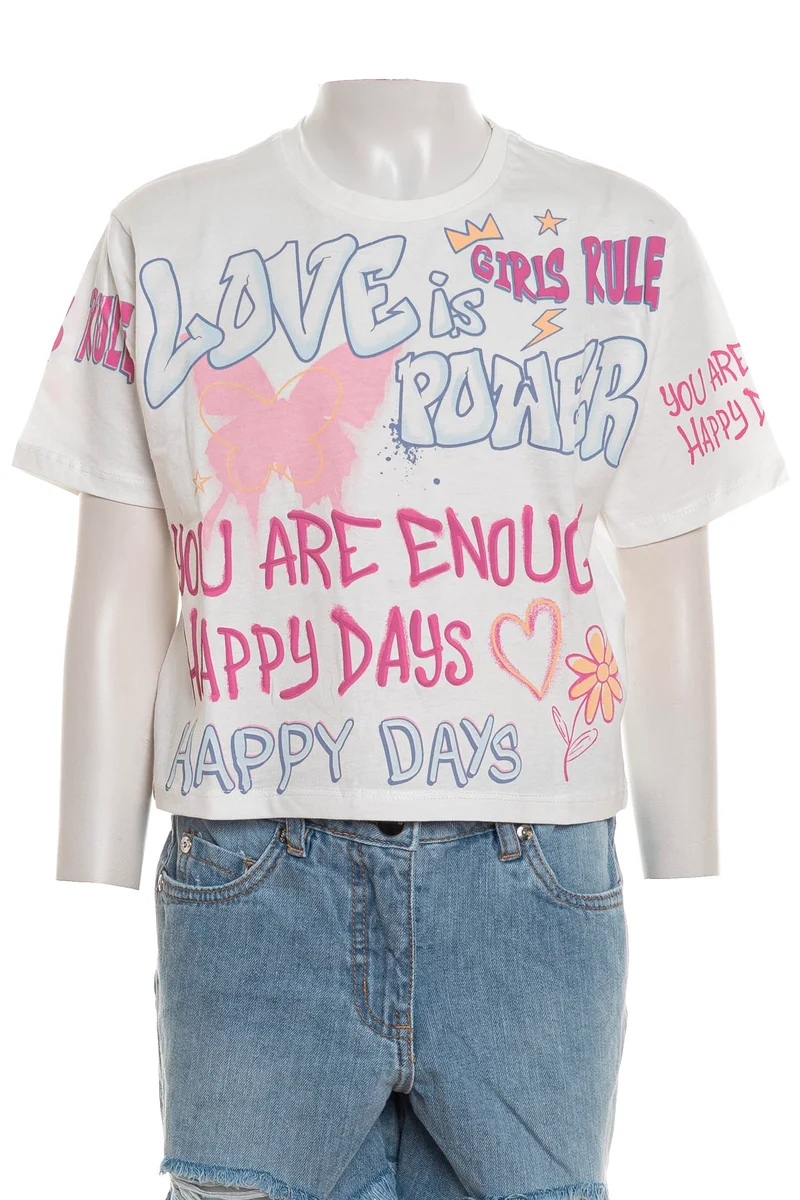T Shirt Name It Fosiaz Da Bambina Bianca