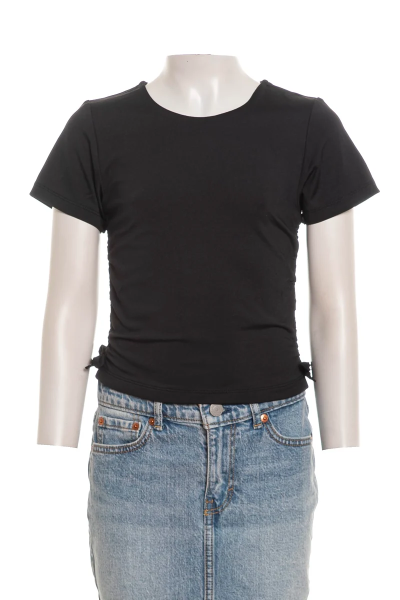 T Shirt Kids Only Gea Ruchis Top Da Bambina Nero