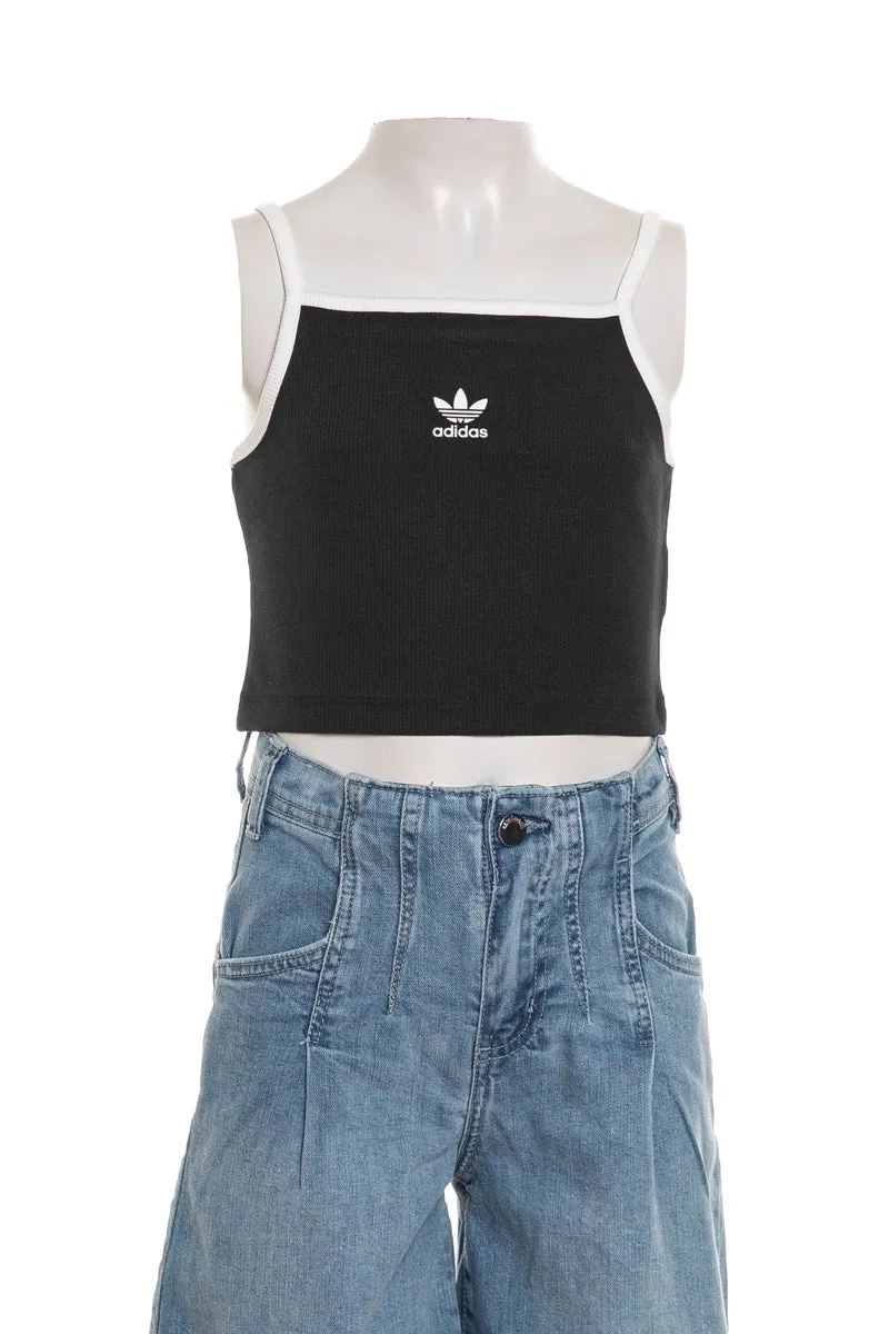 Top Adidas Tank Tp Da Bambina Nero