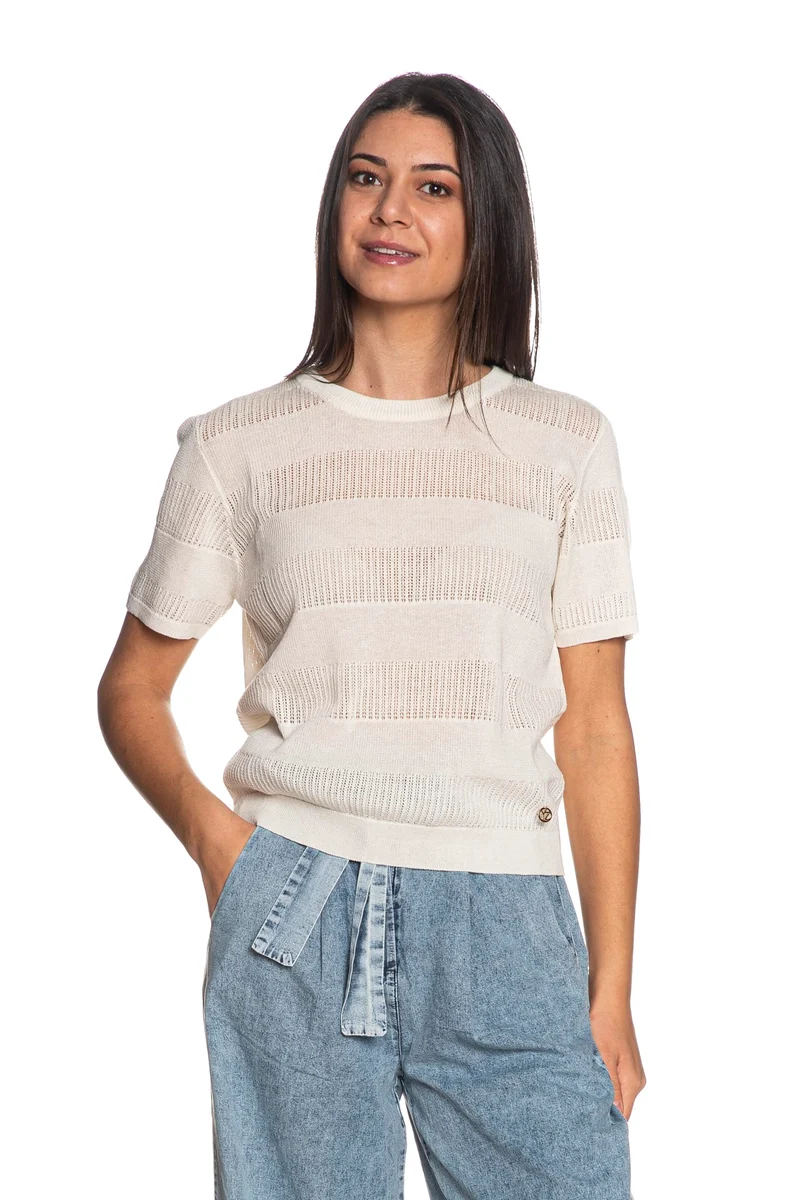 Maglia Yes Zee Traf Ssl Da Donna Panna
