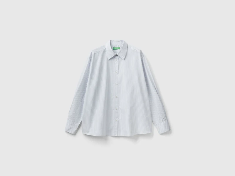 Camicia boxy fit 100% cotone