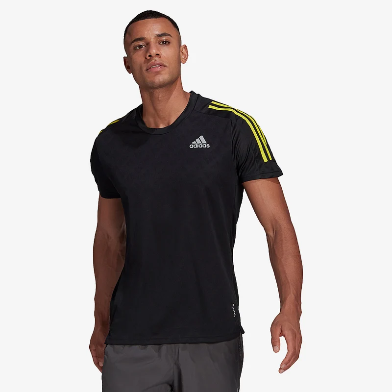 T-Shirt adidas Own The Run 3 Stripe