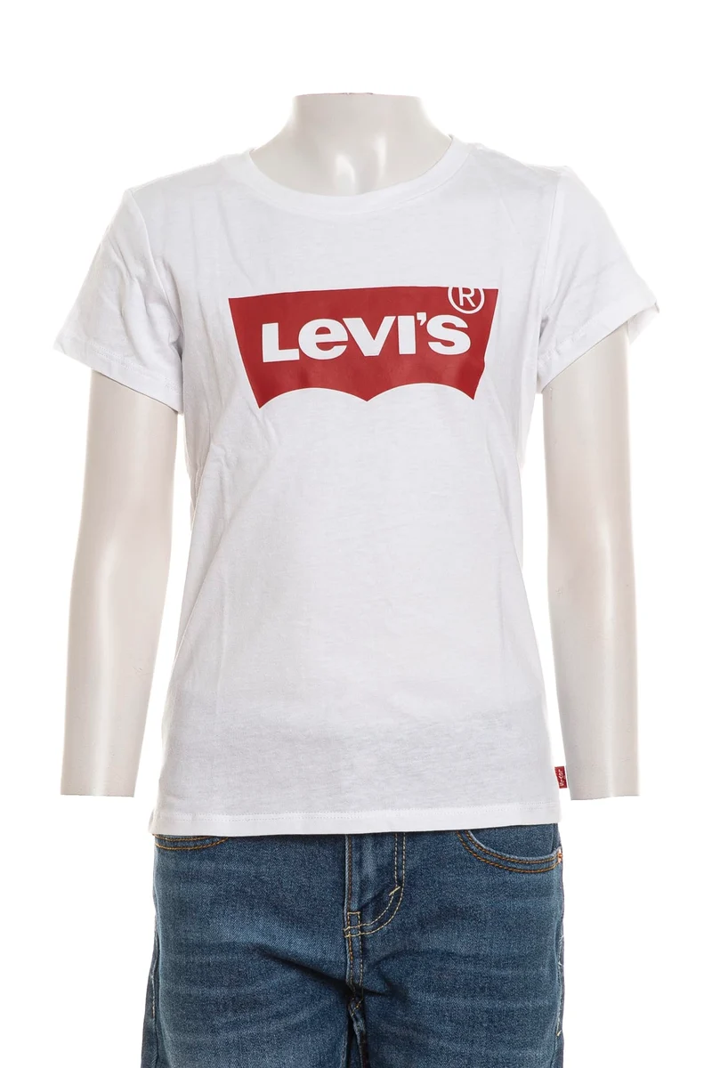 T Shirt Levi's Batwing Kid Da Bambina Bianca