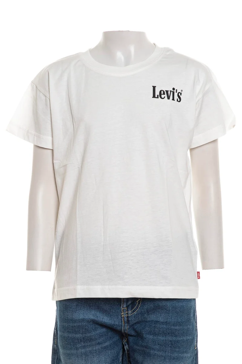 T Shirt Levi's Aquatic Lounge Jr Da Bambino Panna