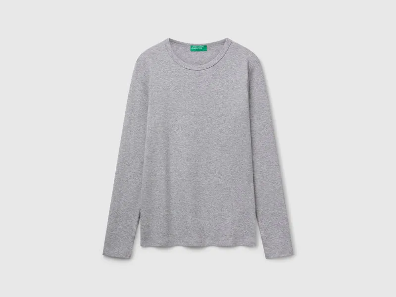 T-shirt manica lunga 100% cotone