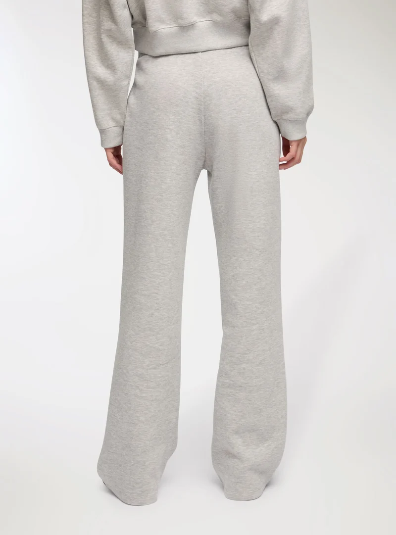 Pantaloni tuta wide leg tinta unita