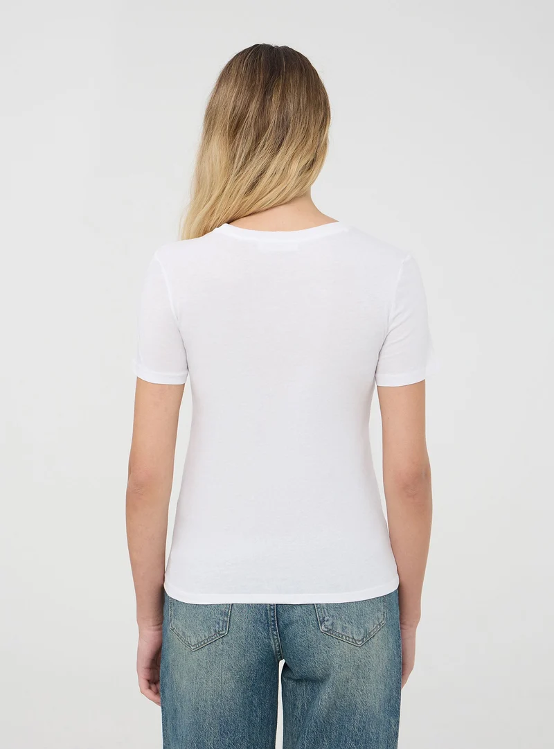 T-shirt stampa college