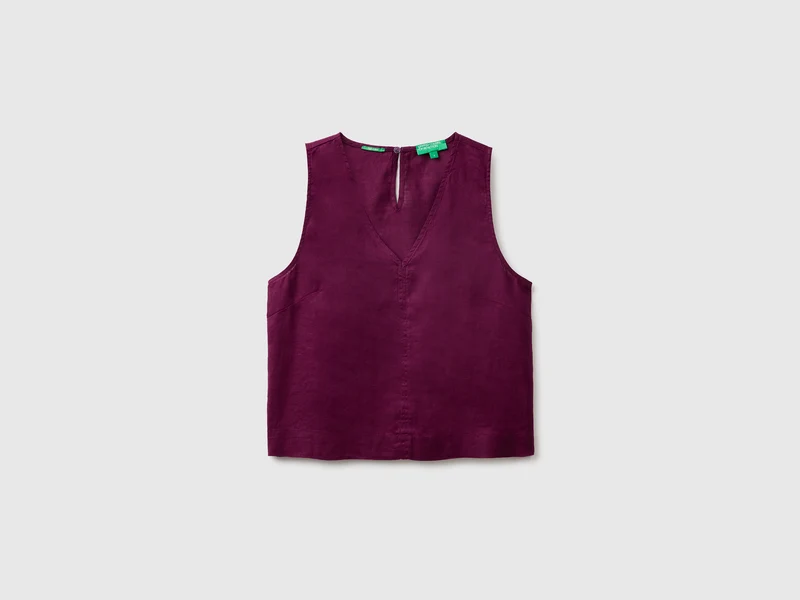 Top in puro lino