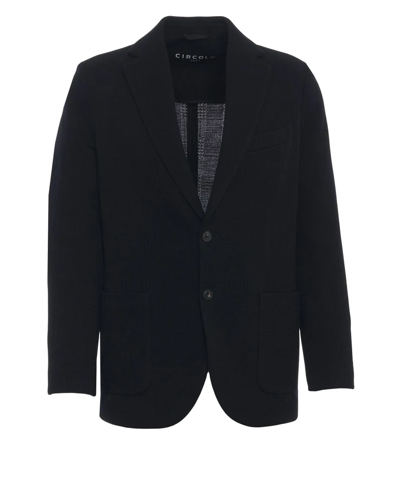Blazer con tasche applicate