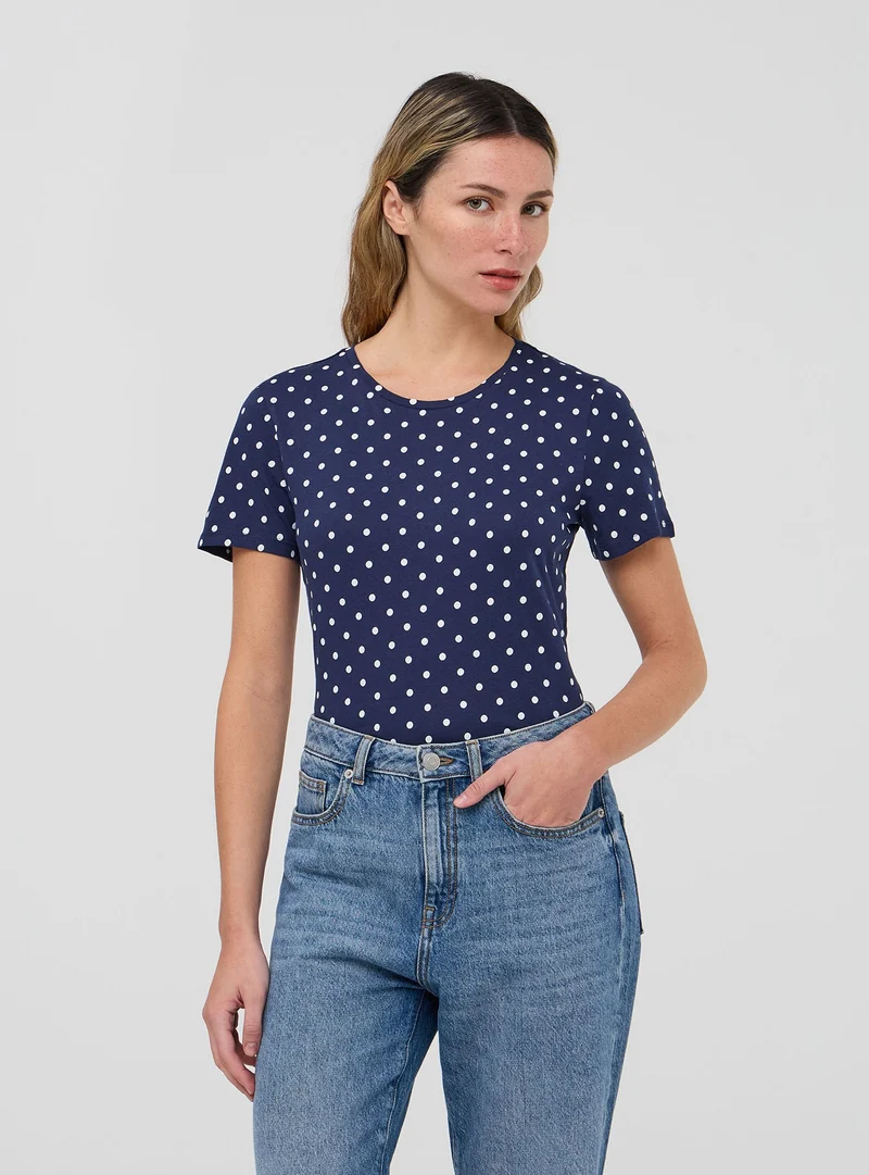 T-shirt a pois