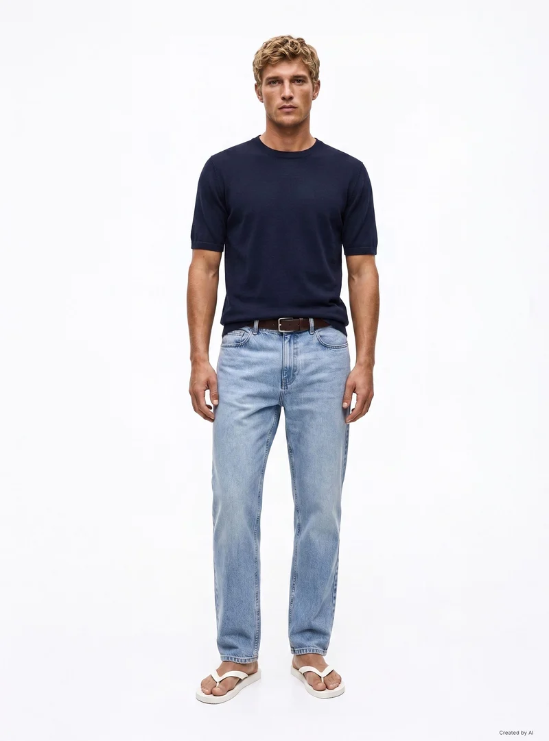 T-shirt in maglia di cotone