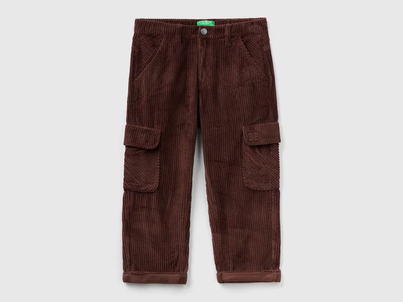 Pantaloni in velluto con tasche