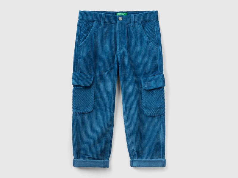 Pantaloni in velluto con tasche