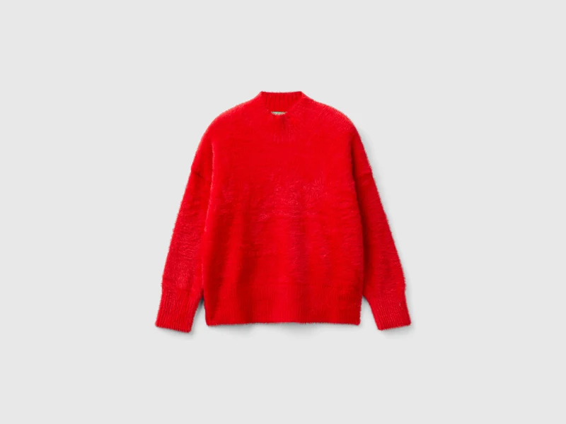 Maglia in filato peloso