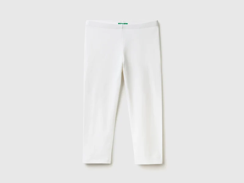 Leggings a 3/4 in cotone elasticizzato