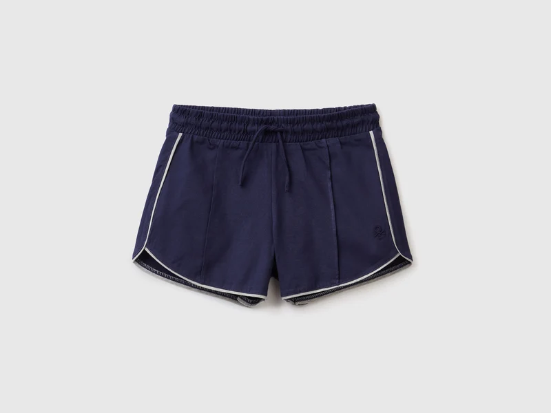 Shorts con coulisse 100% cotone