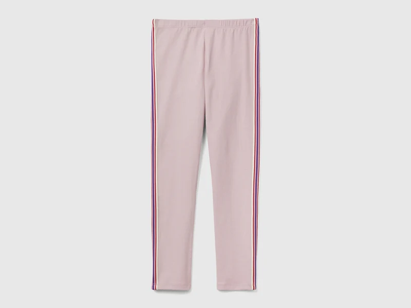 Leggings con dettagli a righe
