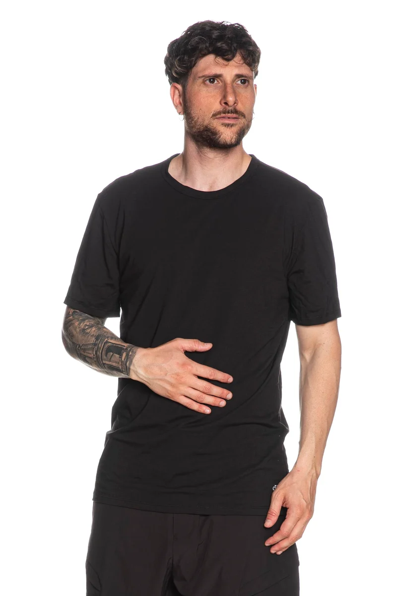T Shirt Intima Calvin Klein Ctt Sl Ss Crew Neck 3 Pack Da Uomo Nera