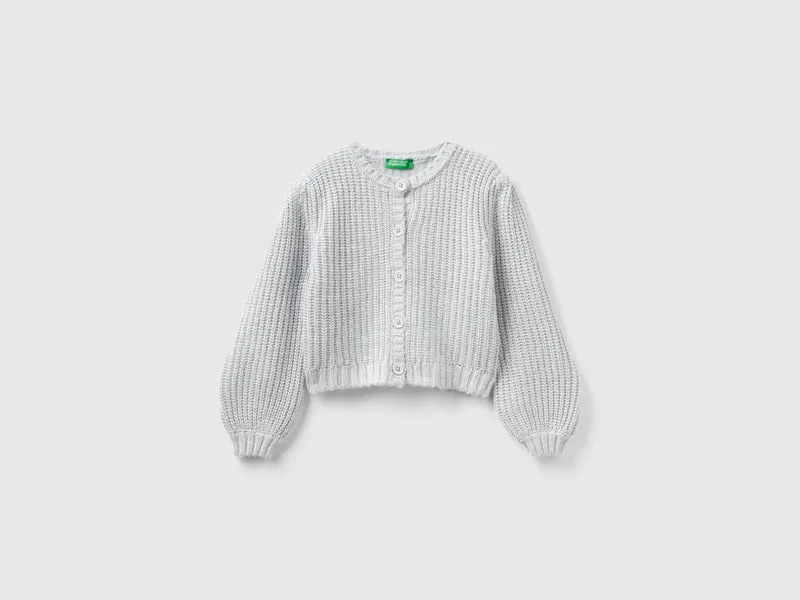 Cardigan con lurex