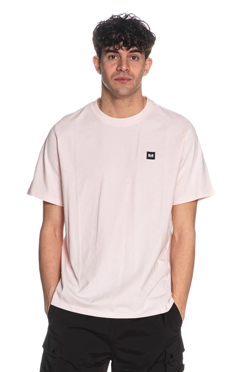 T Shirt Weekend Offender Brooklands Da Uomo Rosa Pallido