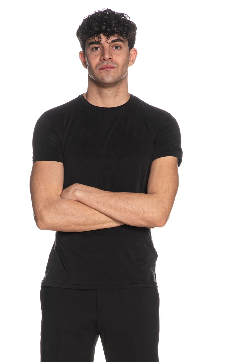 T Shirt R.R.D. Cupro Shirty Da Uomo Nera