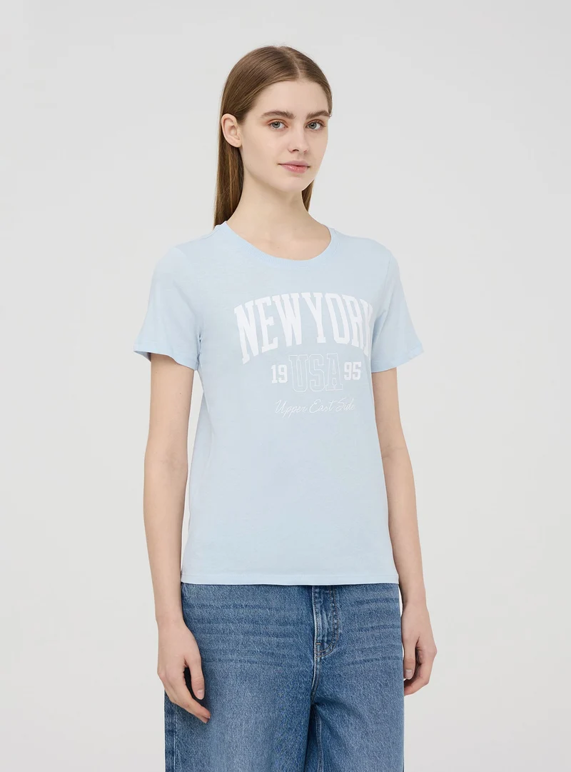 T-shirt stampa college