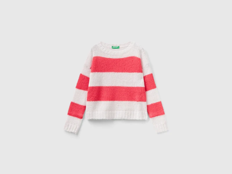 Maglia a righe bicolor