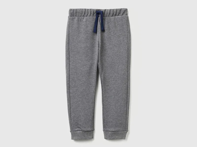 Pantaloni in cotone con logo