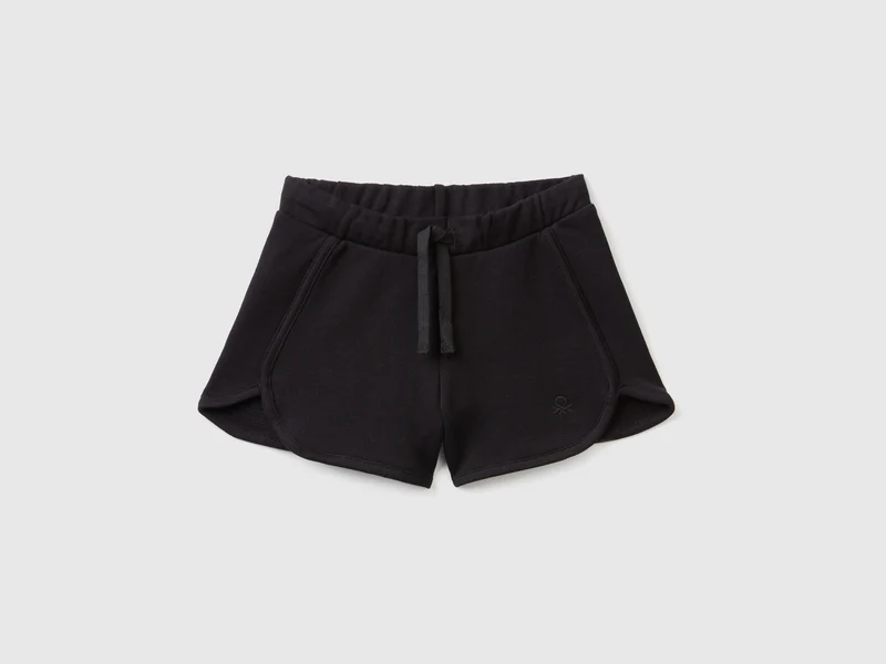 Shorts in felpa 100% cotone bio