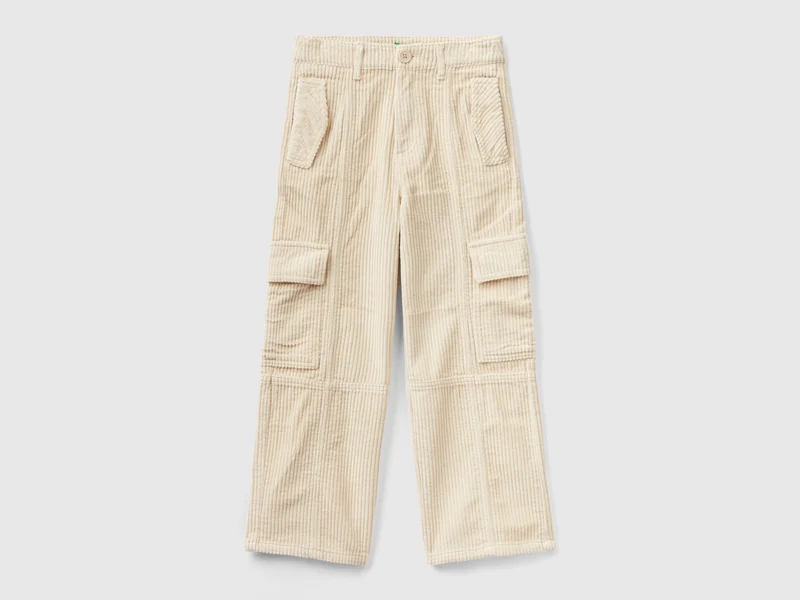 Pantaloni in velluto straight fit