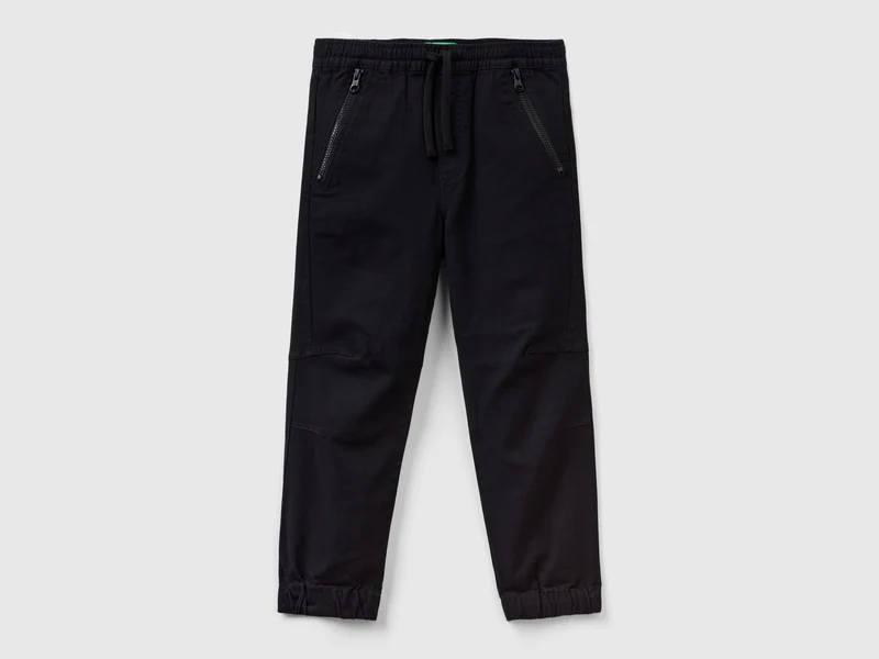 Joggers in cotone stretch