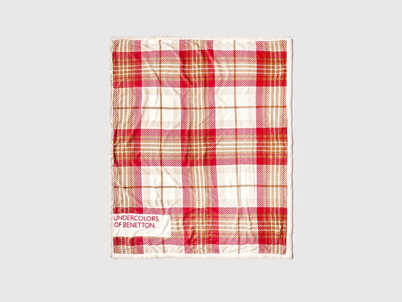 Coperta tartan natalizia