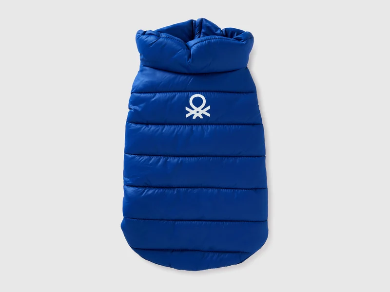 Piumino bluette per cani