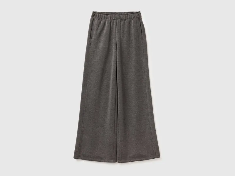 Pantaloni ampi in felpa