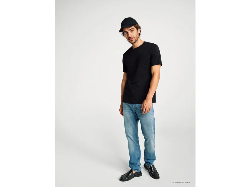 T-shirt in cotone a fibra lunga