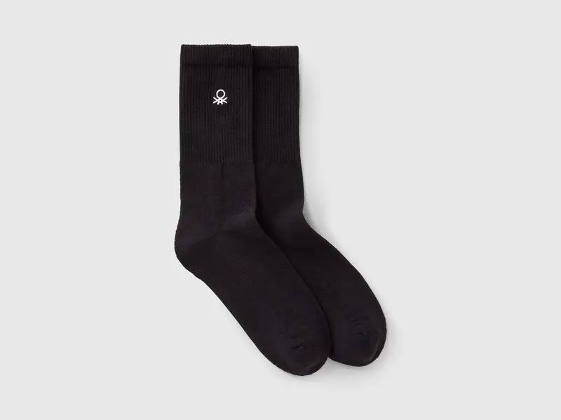 Calzini sportivi in misto cotone stretch