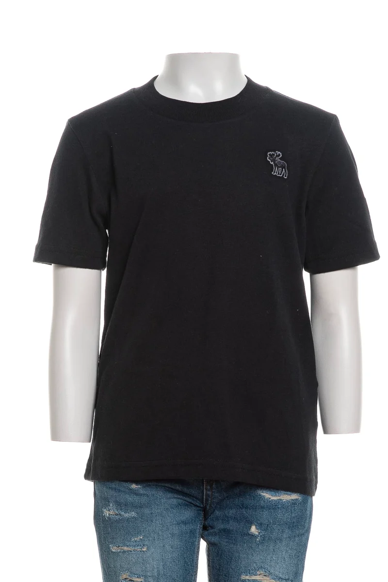 T-Shirt Abercrombie & Fitch Ssl Ess Tee Da Bambino Nera