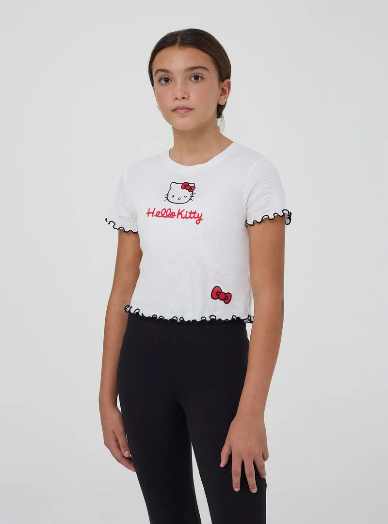 T-shirt baby fit con stampa Hello Kitty®