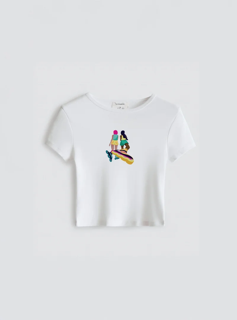 T-shirt donna ROLLER