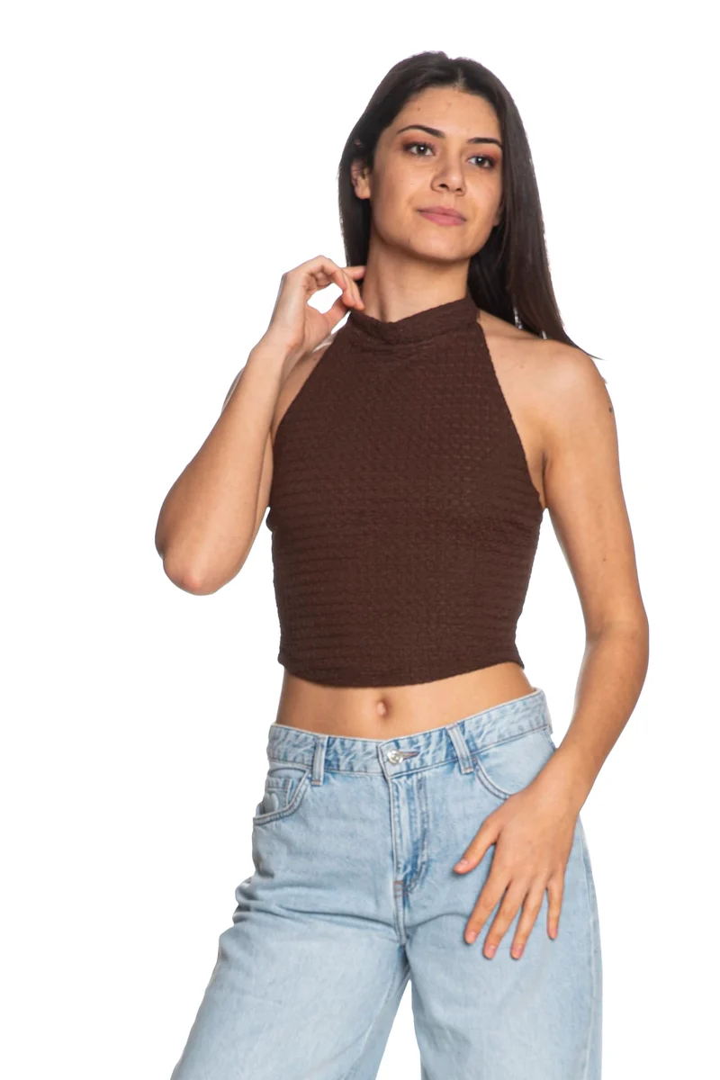 Top Tiffosi Teens Fanny Da Donna Marrone Cioccolato