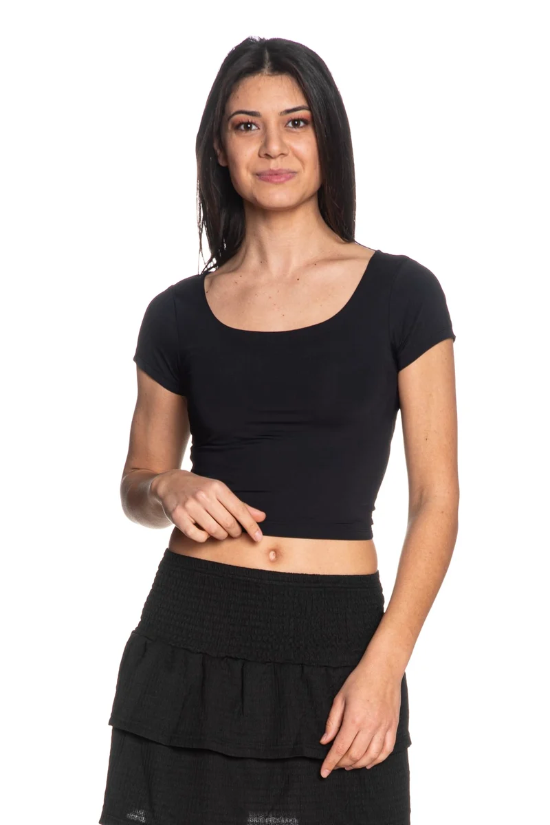 T Shirt Tiffosi Teens Trofa Da Donna Nera