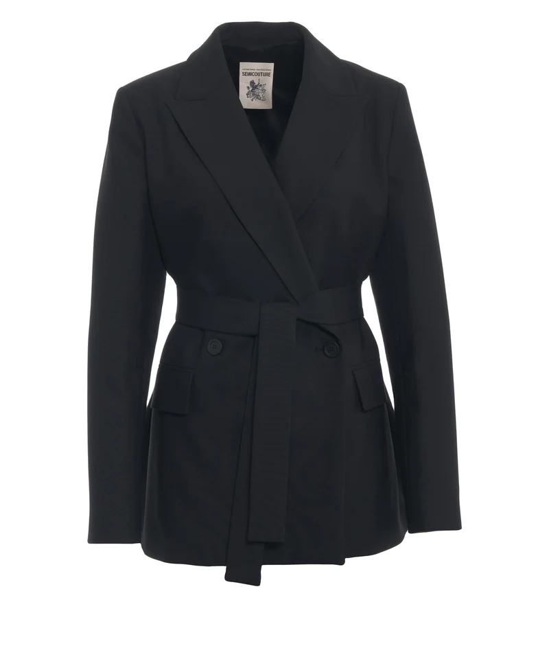 Blazer con cintura in vita