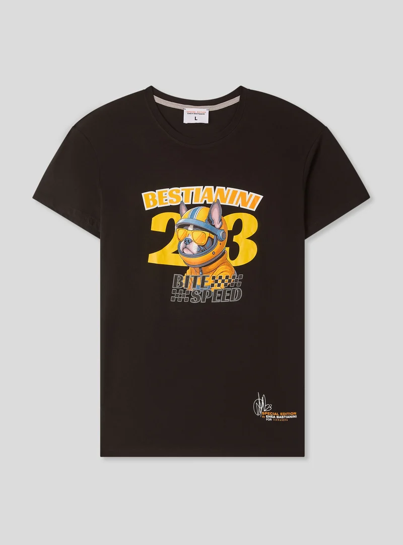 T-shirt con stampa Bestianini