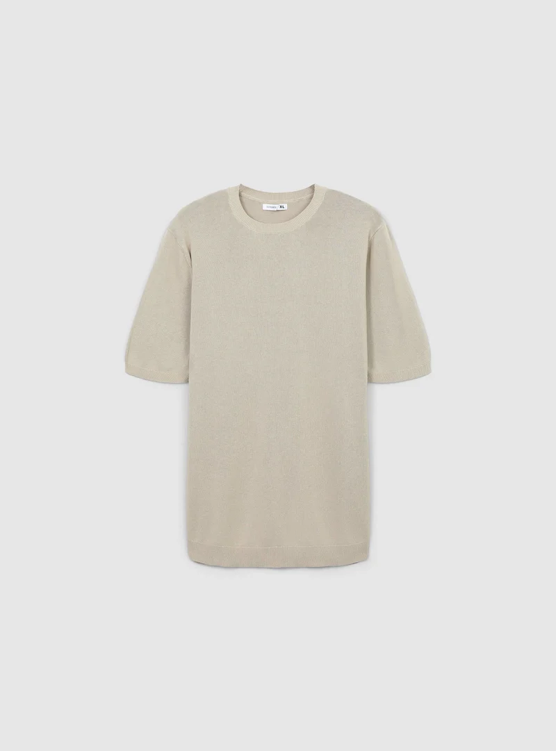 T-shirt in maglia di cotone