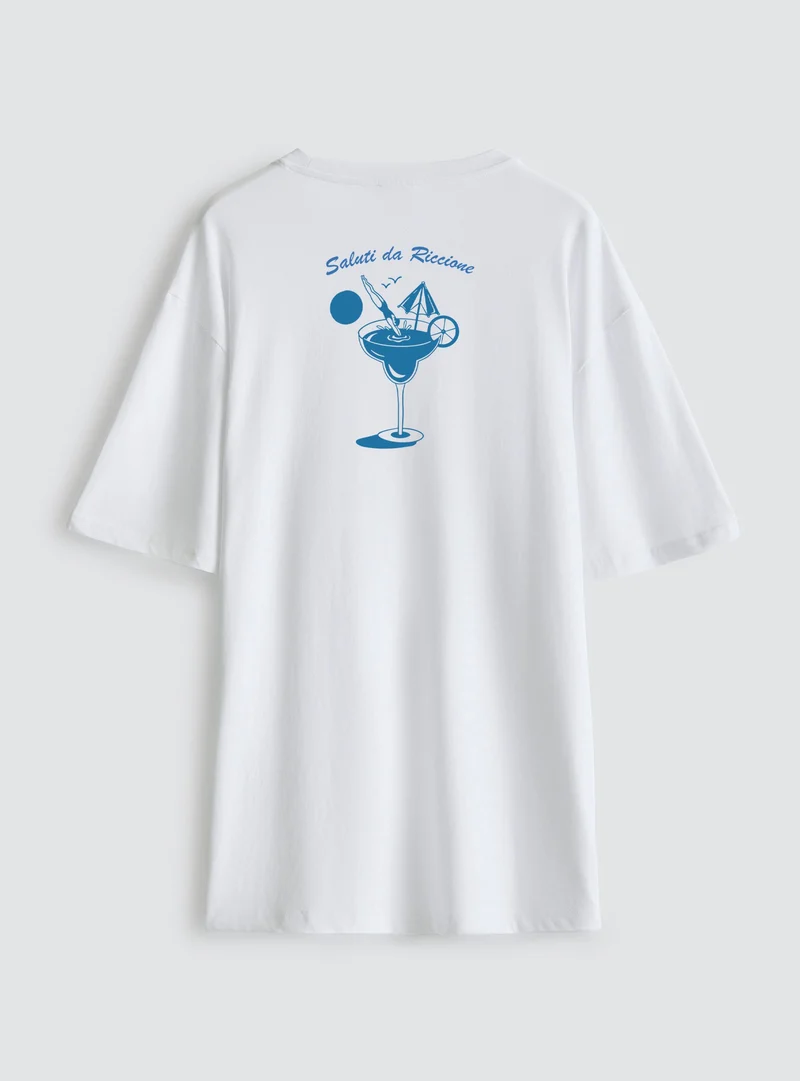 T-shirt uomo RICCIONE POSTCARD