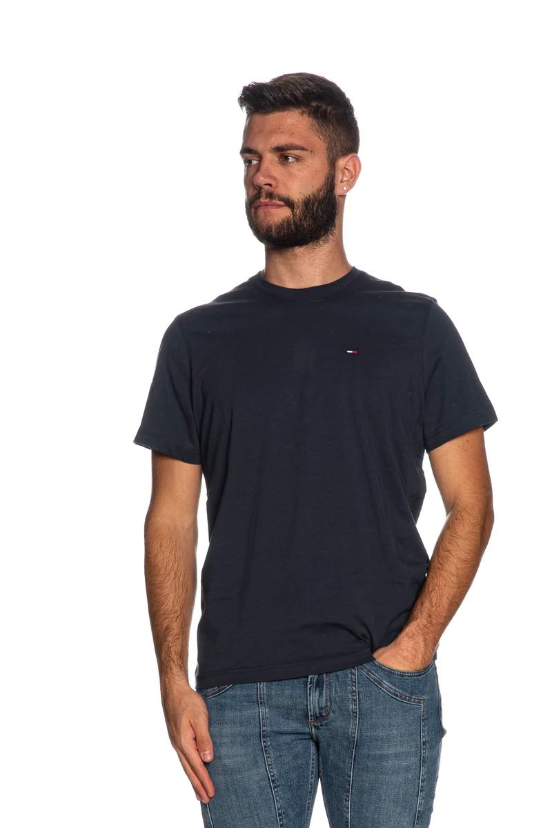 T Shirt Tommy Hilfinger Tjm Tee Da Uomo Blu Navy