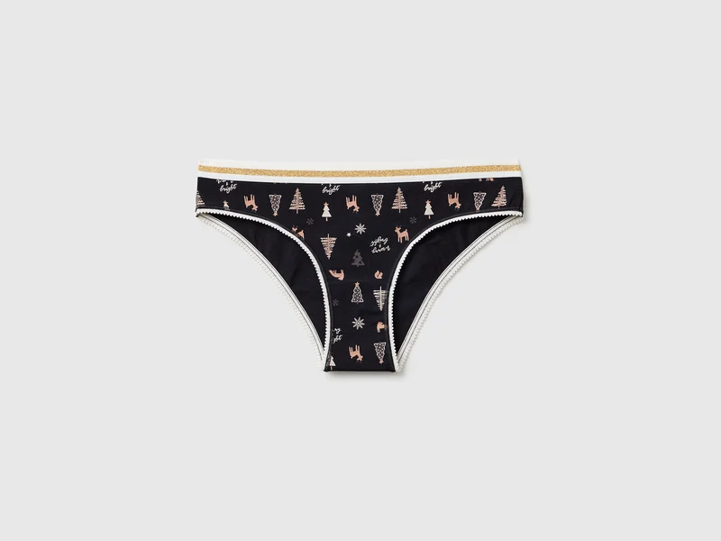 Slip con stampa natalizia