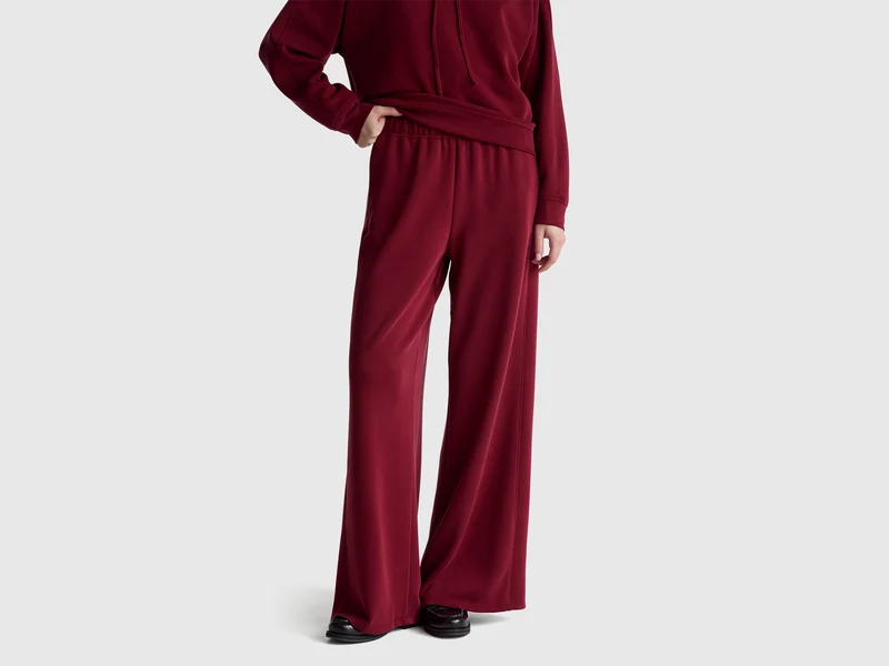 Pantaloni ampi in felpa
