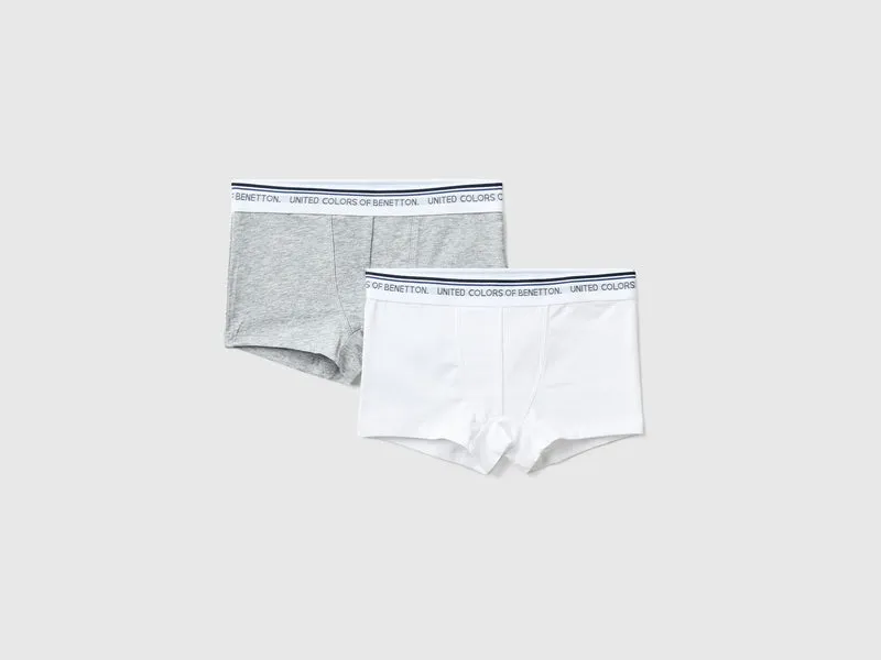 Due boxer con elastico logato