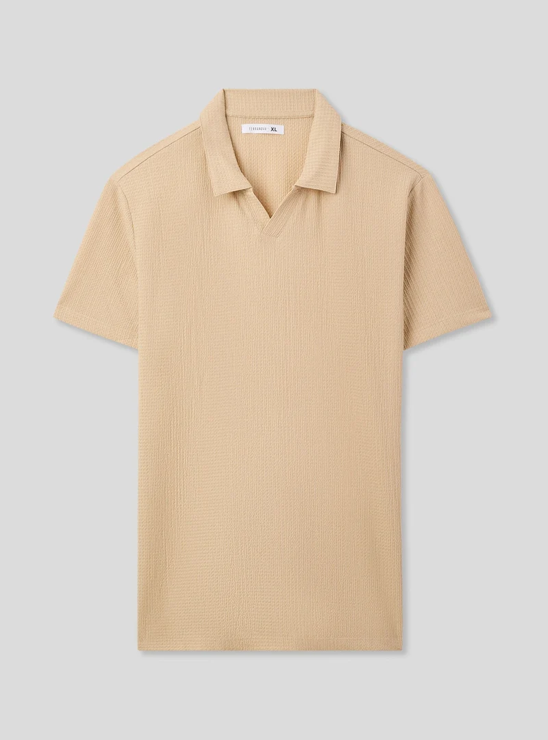 T-shirt polo tinta unita